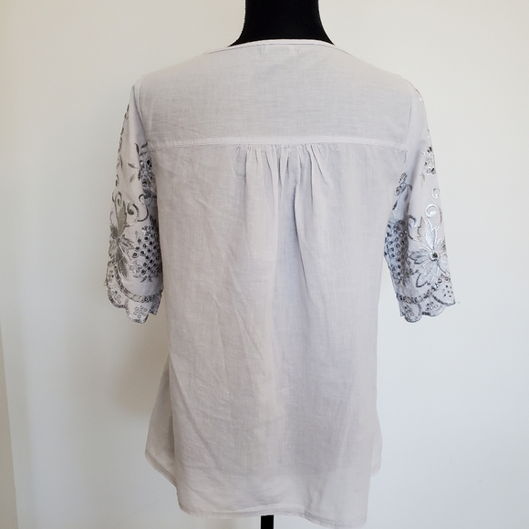 Lauren Michelle embroidered blouse - Picture 5 of 6